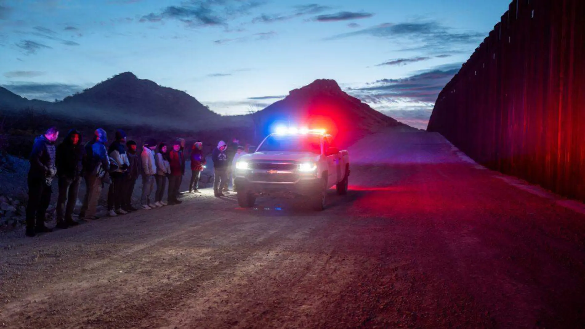 Migrantes detenidos patrulla fronteriza